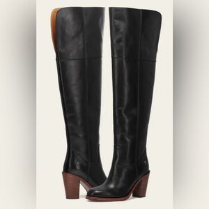Frye Corinne Over The Knee Boots - Black